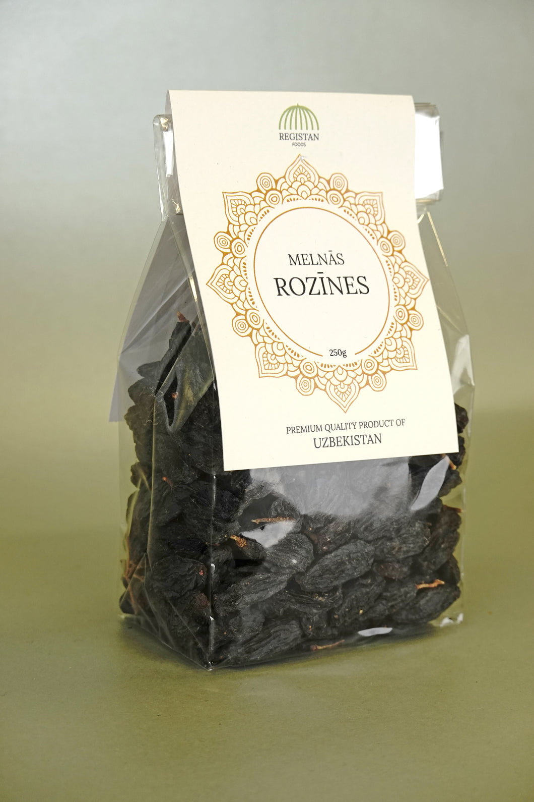 Melnās rozīnes žāvētas